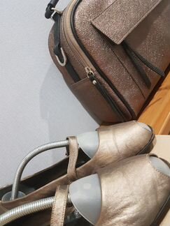 Сумка и туфли натур кожа набором