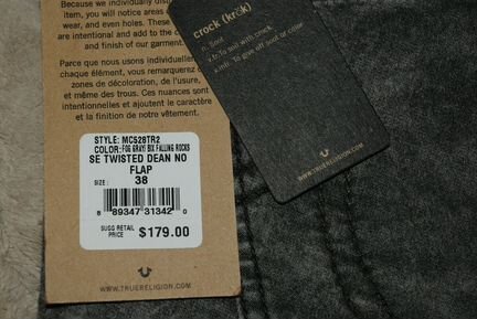 True Religion. Новые, мужские