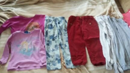 Пакет вещей девочка рост 86