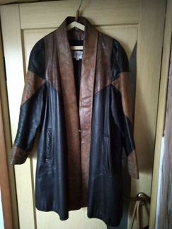 Плащ женский кожаный размер 50