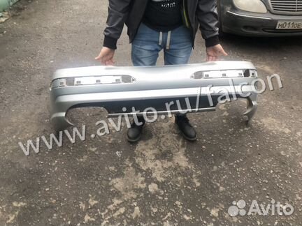 Бампер Amg на 4 трубы мерседес w230 r230 sl230