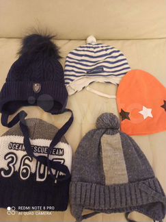 Шапки детские на 1.5-2.5 года