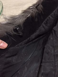 Жилет меховой. Чернобурка