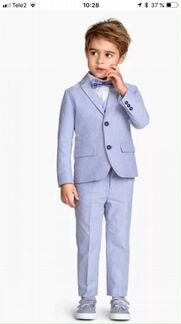 Костюм классический для мальчика голубой h&m