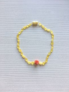 Детские янтарные бусы