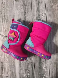 Зимние сапоги lodgepoint lights star crocs c6