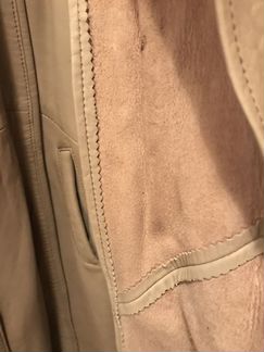 Весеннее кожаное пальто 