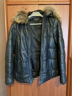 Куртка кожаная утепленная