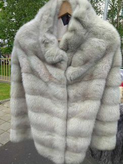 Шуба Норка подиумная