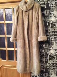 Норковая шуба длинная 