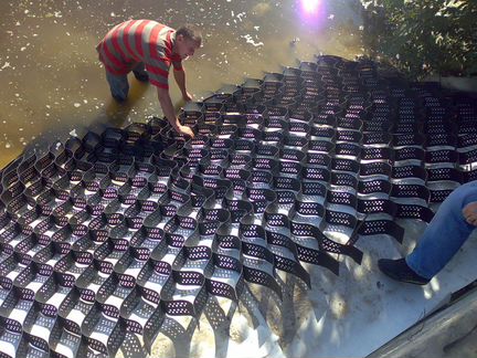 Георешетка - 210х210 высота 100мм