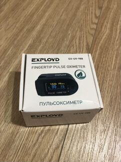 Пульсоксиметр exployd EX-UV-988 black