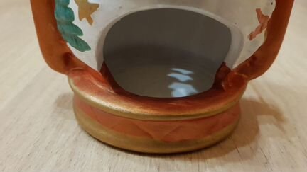 Подсвечник керамика новогодний