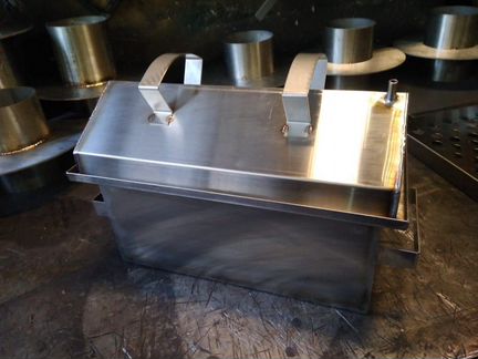 Коптильня/Коптилка с гидрозатвором