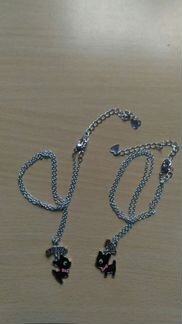 Два украшения с подвесками best friends