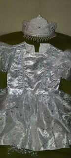 Костюм карнавальный снежинка