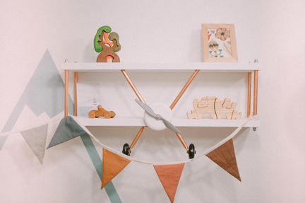 Детская полочка самолёт