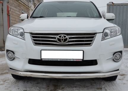 Защита переднего бампера Toyota RAV4 2010-2012