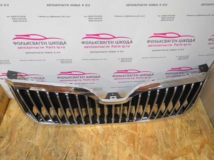 Решетка радиатора Шкода Суперб2 без эмблемы