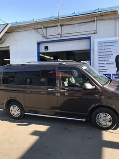 Рейлинги Volkswagen T5 серебро