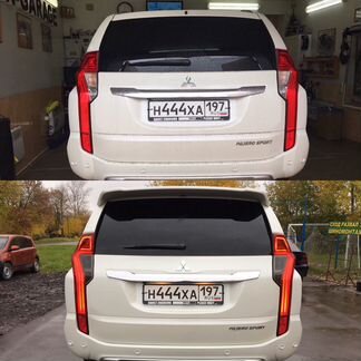 Спойлер Mitsubishi Pajero sport 2016+