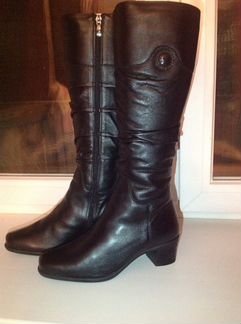 Сапоги кожаные р-р 38