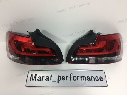 Фонари Black line BMW E82 комплект