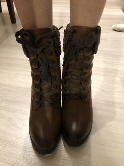 Ботильоны зимние на натуральном меху