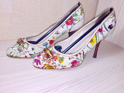 Туфли Gucci Flora Canvas оригинал