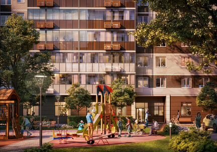 2-к квартира, 55.8 м², 2/14 эт.