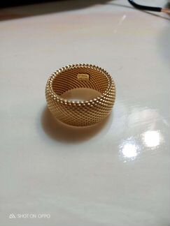 Золотое кольцо Tiffany