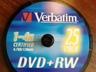 Диски Verbatim DVD-RW 4.7Gb