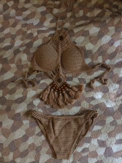 Вязанный купальник