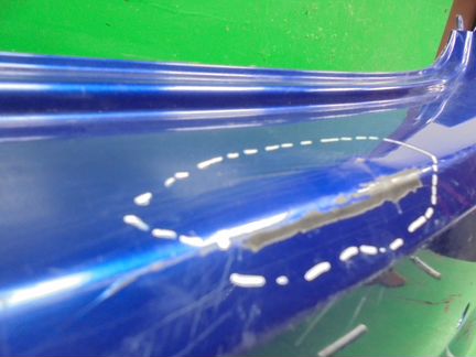 Бампер задний Hyundai Solaris хэтчбек 10-14 г