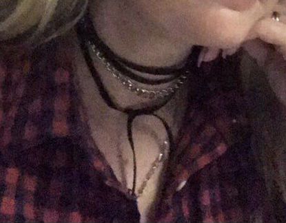 Набор Чокер и Серьги из кожи