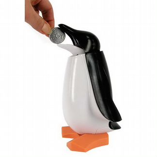 Копилка электронная Пингвиненок новая