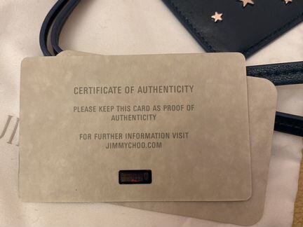 Картхолдер с ремешком jimmy choo