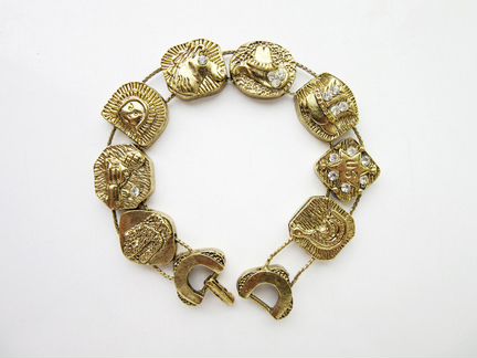 Винтажный браслет «Ковбой», No Name