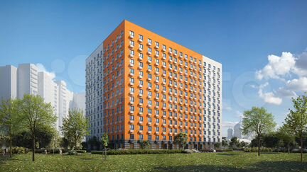 1-к апартаменты, 34.2 м², 3/15 эт.