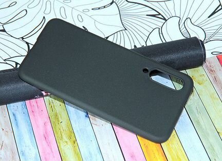 Чехол-накладка для xiaomi Mi9 SE fashion TPU матовый черный