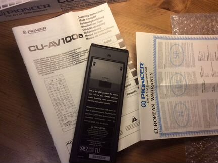 Пульт pioneer cu-av100a. Пульт универсальный/обуча
