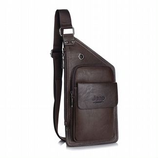 Мужская кожаная сумка Jeep Buluo