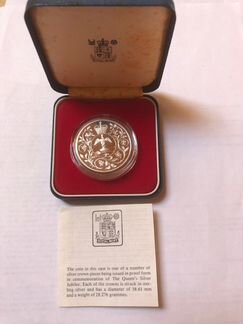 Великобритания 1 крона (25 новых пенсов) 1977 DG