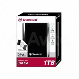 Внешний жесткий диск HDD Transcend 1 TB A3