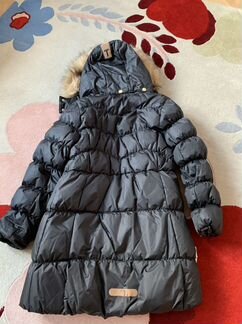 Пальто детское на пуху(ticket) рост134