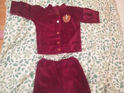 Костюм на девочку велюр