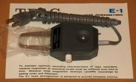 Новый размагничиватель для головок Teac E-1
