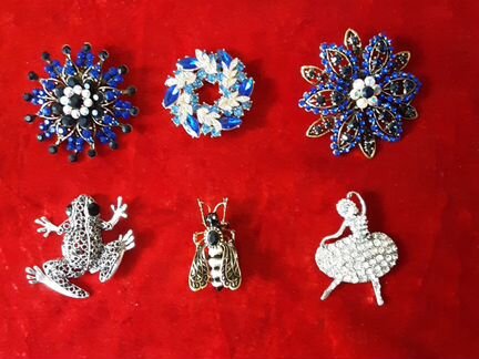 Броши разные