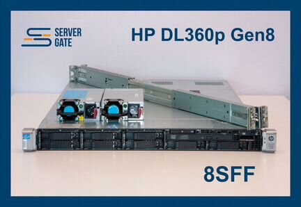 HP DL360p G8 2x E5-2630v2 512 GB
