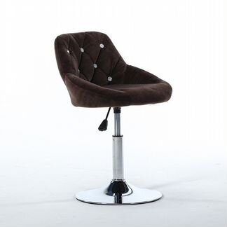 Барный стул вельвет малый